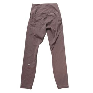 Lululemon Wunder Train high-rise tights with pockets in purple size 6